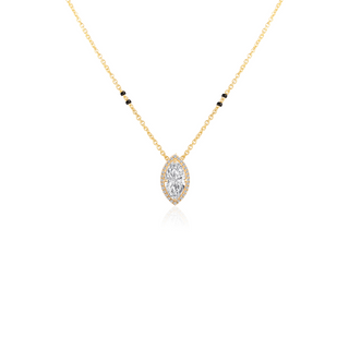 Halo Lab-Grown Diamond Mangalsutra