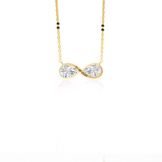 Infinity Toi Et Moi Mangalsutra - 14K / 14 / Diamond