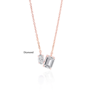 Timeless Ties Toi Et Moi Mangalsutra - 14K / Diamond / 14