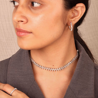 Baguette Tennis Necklace