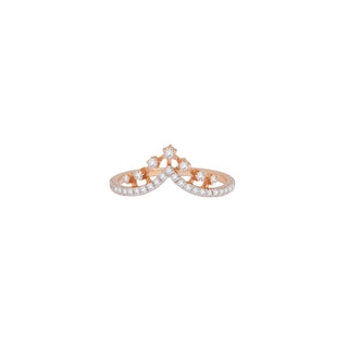 Boho V Diamond Ring