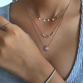 Pre Layered Celestial Necklace