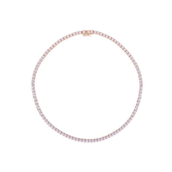 Classic Diamond Tennis Necklace