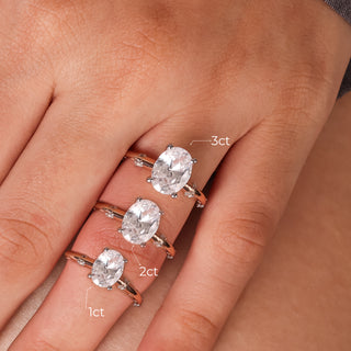 Starry Band Oval Ring - Rings