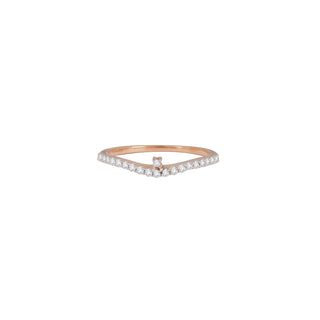 Crest Diamond Ring