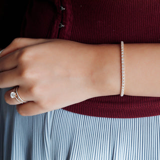 Cushion Tennis Bracelet