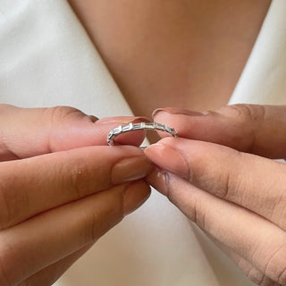 Dainty Baguette Band Ring