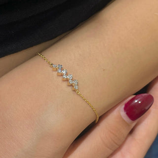 Diamond Cluster Bracelet