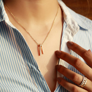 Diamond Contour Necklace