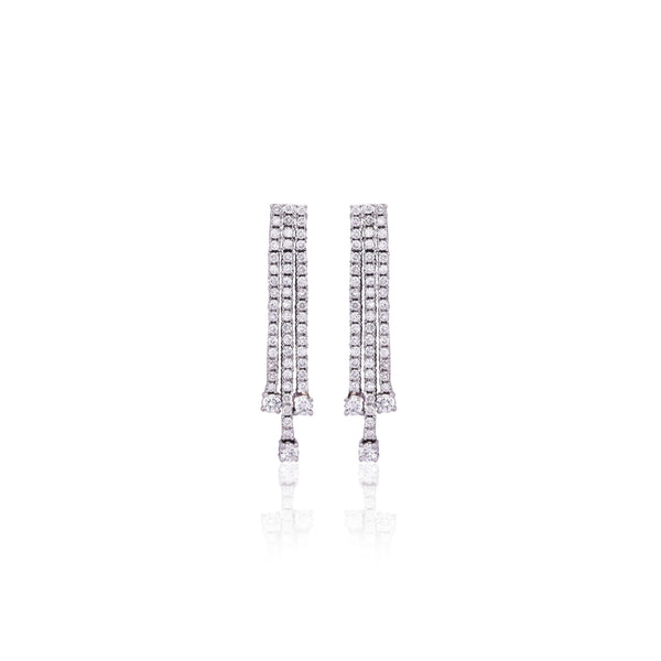 Diamond Strip Earrings