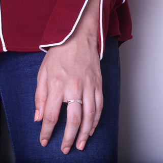 Double-Ended Open Diamond Ring