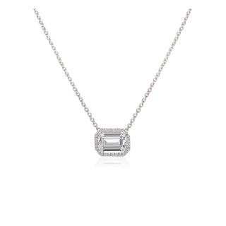 Halo Lab-Grown Diamond Necklace