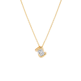 Envelope Cushion Diamond Pendant