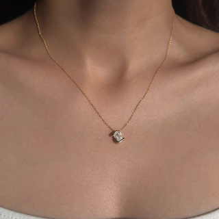 Envelope Cushion Diamond Pendant
