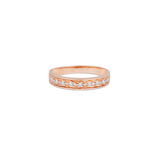 Faceted Gold Men’s Ring