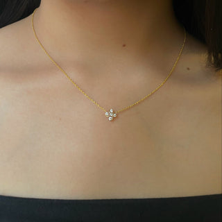 Five Stone Pendant Necklace