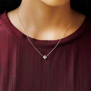 Five Stone Pendant Necklace