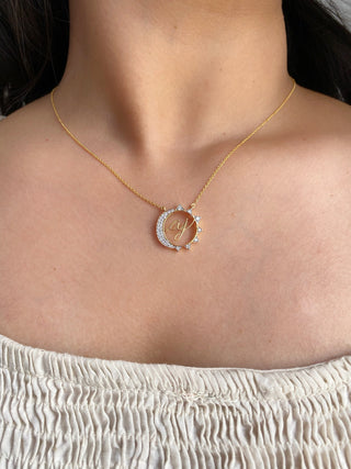 Tula Two Letter Necklace