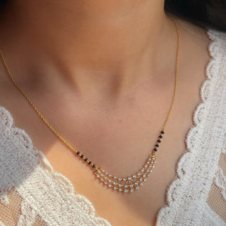 Diamond Cage Mangalsutra