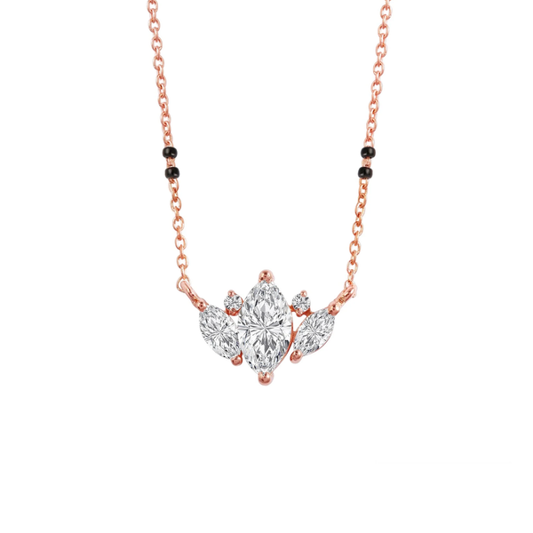 Imperial Marquise Solitaire Mangalsutra