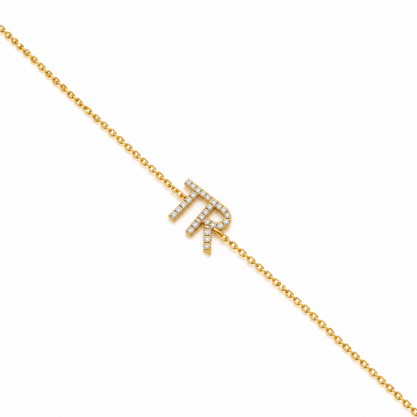Initial Chain Bracelet