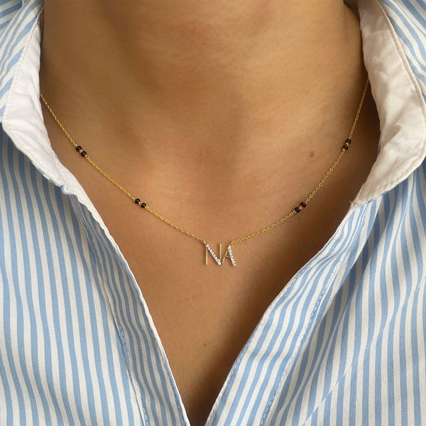Initial 2 Letters Mangalsutra