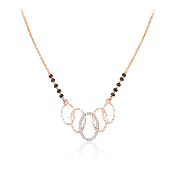 Interlinked Oval Mangalsutra