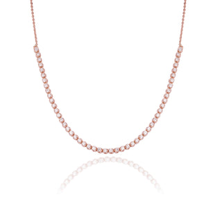 Mini Half Tennis Necklace