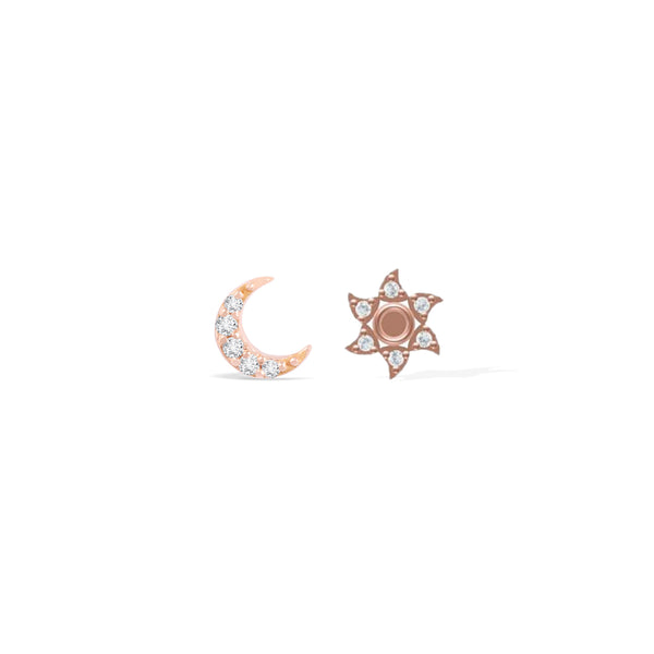 Moon & Sun Curated Pair studs