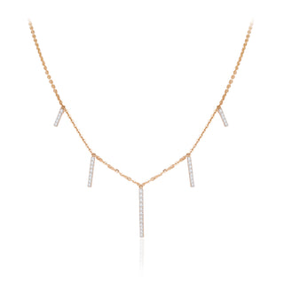 Multi-Barlet Charm Necklace