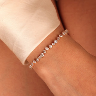 Multishape Solitaire Tennis Bracelet
