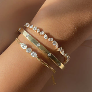 Multishape Solitaire Tennis Bracelet