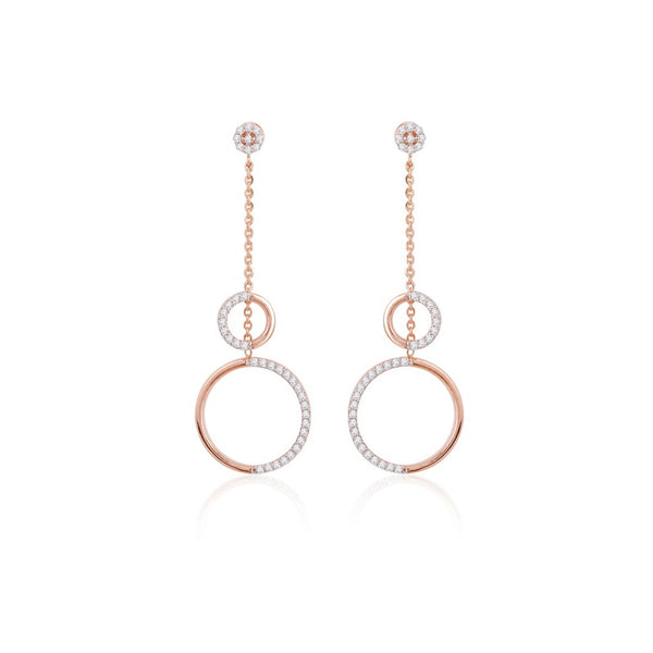 New Moon Diamond Chain Danglers