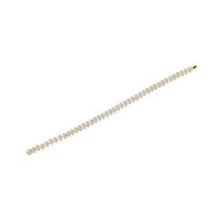 Oval Bezel Tennis Bracelet