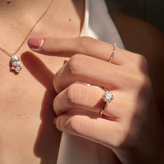 Pear Vintage 2.5ct Solitaire Necklace