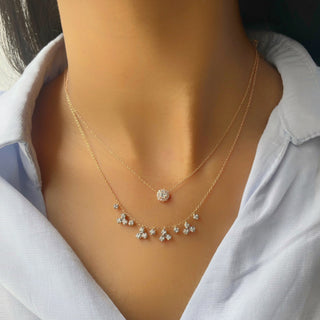 Raindrop Diamond Necklace