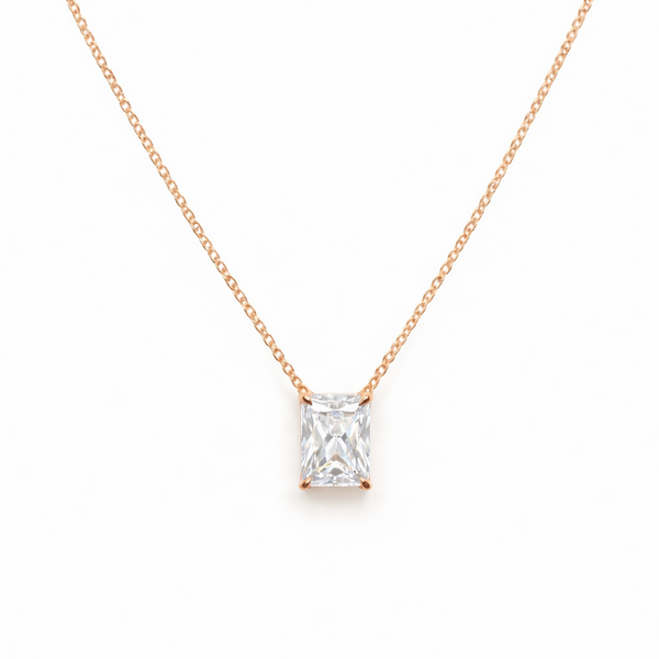 Radiant Prong Necklace