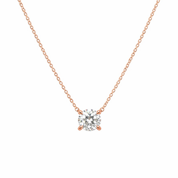 Round Prong Necklace