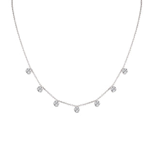 Round 1ct Charm Necklace