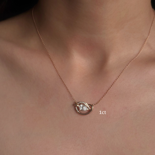 SculptedPearKnotNecklace
