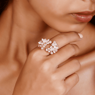 Solitaire Multishape Cocktail Ring