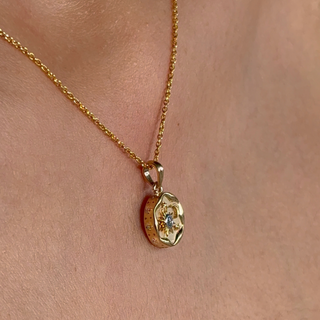 The Sculpted Celestial Pendant Mangalsutra