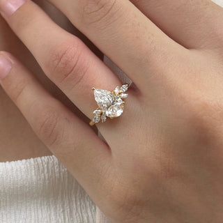 Tiara Pear Ring