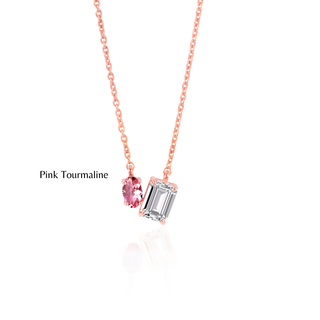 Timeless Ties Toi Et Moi Mangalsutra - 14K / Pink Tourmaline / 14