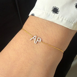Initial Chain Bracelet