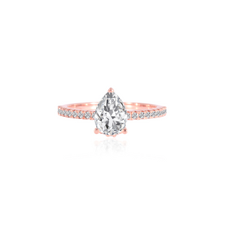 Cube Pear Ring