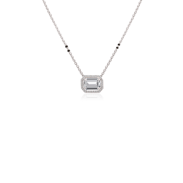 Emerald Halo Mangalsutra