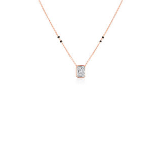 Bezel Lab-Grown Diamond Mangalsutra