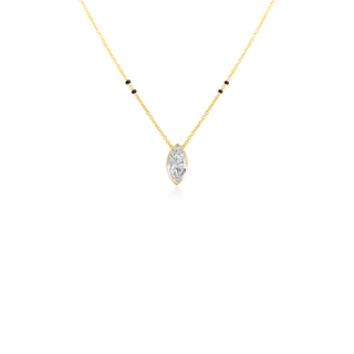 Marquise Bezel Mangalsutra