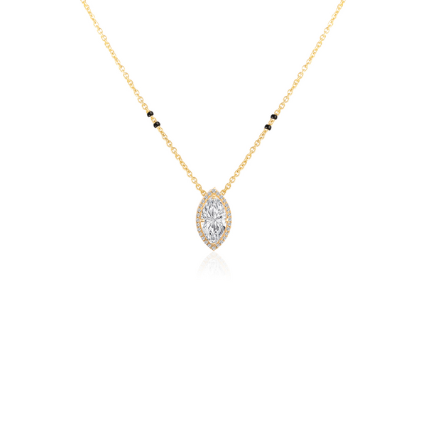 Marquise Halo Mangalsutra